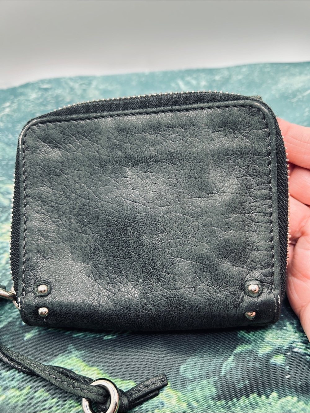Authentic Chloé Black Grained Buffalo Leather Paddington Square Wallet VGC - Picture 9 of 15